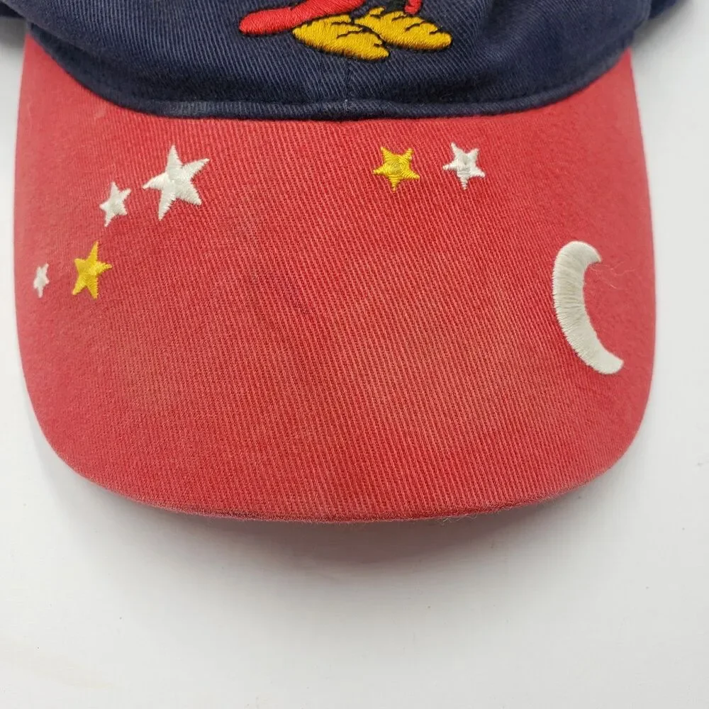 Vintage Walt Disney World Sorcerer Mickey Mouse Fantasia Hat Youth Cap Brooms